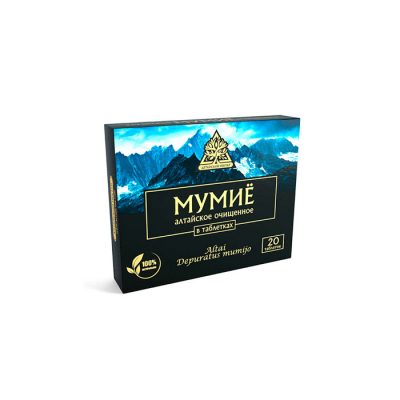 Мумиё очищенное "Алтайский Нектар", в таблетках 0,2г № 20