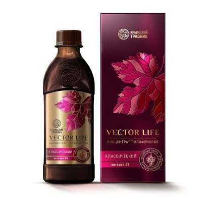 Ресвератрол VECTOR LIFE классический с витамином В9 250 мл